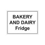 Bakery Dairy Sign Save Vnl 150X200