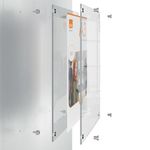 Nobo A5 Acrylic Wall Mounted Frame