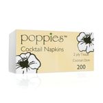 Poppies Cocktail Nap Wht Pk2000