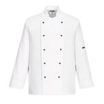 Somerset Chefs Jacket L/S White M