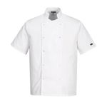 Cumbria Chefs Jacket S/S White 4Xl