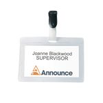 Announce Self Lam Badge 54X90 Pk25