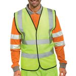 Hi Vis Waistcoat Saturn Yellow Xl