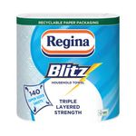Regina Blitz Hshd Rolls 70Sht/Rl Pk2
