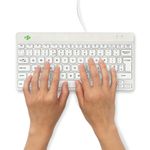 R-Go Compact Break Keyboard White