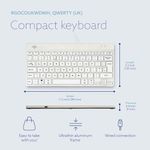 R-Go Compact Break Keyboard White