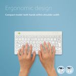 R-Go Compact Break Keyboard Wls Wht