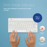 R-Go Compact Break Keyboard Wls Wht