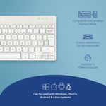 R-Go Compact Break Keyboard Wls Wht