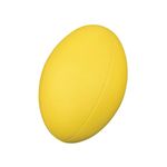 Coated Foam Rugby Ball Size 3 Yellow