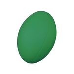 Coated Foam Rugby Ball Size 3 Green