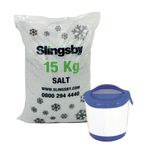 Handheld Salt Spreader Kit Blue