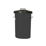 Hd Storage Bin With Lid/Handles Blk