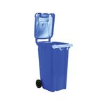 Wheelie Bin 120L Blue 480X555X930Mm