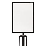 Vfm Barrier Sys Sign Holder A4 Blk