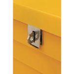 Mini Salt Bin + Locking Lid Ylw 50L