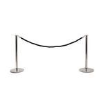 Vfm Barrier Posts H990Mm Silver Pk2
