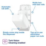 Tork Twin Mid Toiletroll Disp 557500