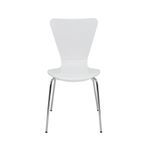 Recess Hdut Chair White Pk4