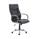Lacuna Executive Chair Leather Black