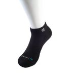No Show Recycled Sock Black Xl