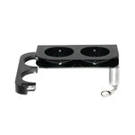 M System Black Double Bracket Pk2
