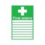 Signslab 300X200 First Aiders Pvc