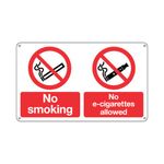 No Smoking E-Cigarettes Plas 100X250