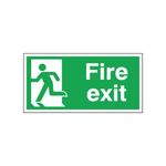 Fire Exit Left 150X300Mm S/A E96A/S