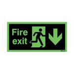 Niteglo Exit Man Arrw Down S/A 15X45