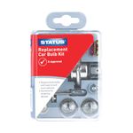Status 10-Piece Car Bulb Repl Kit