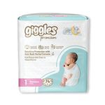 Giggles Newborn Nappy 2-5Kg Pk74