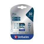 Verbatim Pro Sdhc 32Gb Memory Card