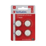 Verbatim Cr2025 3V Lih Battery Pk4