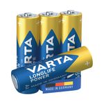 Varta Longlife Power Aa Battery Pk4