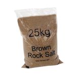 Dry Brown Rock Salt 25Kg Bag Pk20