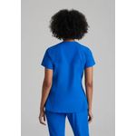 One Racer Scrub Top Ro Blue S