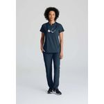 One Flux Scrub Top Steel L