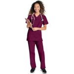 Originals Scrub Set Wine 4Xl