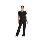 Breeze Womens Scrub Top Black 2Xl