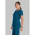 Breeze Womens Scrub Top Bah Blue 3Xl