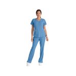 Breeze Womens Scrub Top Ceil Blu 5Xl