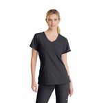 Reliance Womens Scrub Top Pewter M