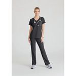 Reliance Womens Scrub Top Pewter 2Xl