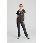 Reliance Womens Scrub Top Pewter 4Xl