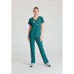 Reliance Womens Scrub Top Teal 4Xl