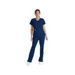 Breeze Womens Scrub Top Navy 4Xl