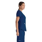 Breeze Womens Scrub Top Navy 5Xl