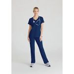 Reliance Womens Scrub Top Navy L