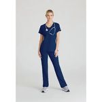 Reliance Womens Scrub Top Navy 2Xl